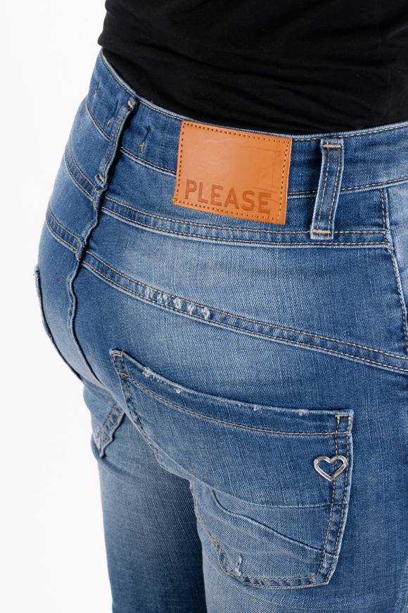 Please Jeans Please - Jeans P78 EHP - Blu Denim Enormi sconti
