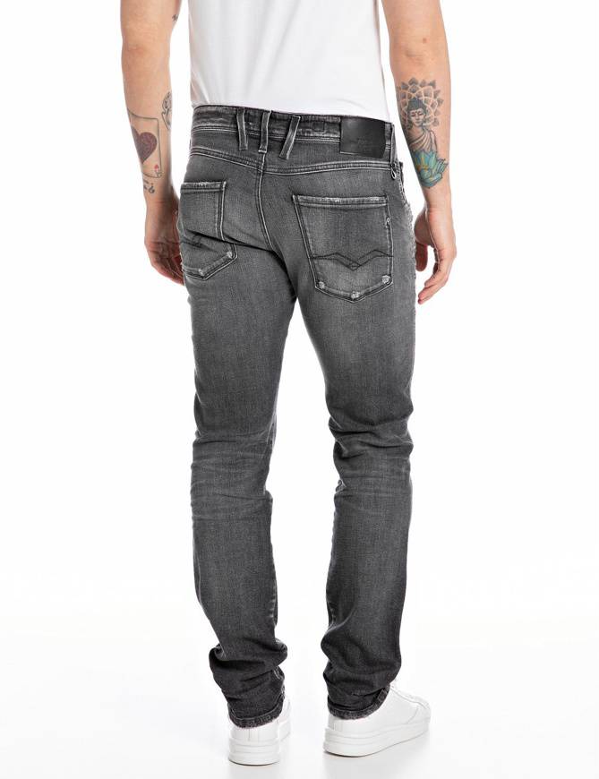 Please Jeans REPLAY JEANS ANBASS - M91 672 - GREY DENIM Vendite Flash