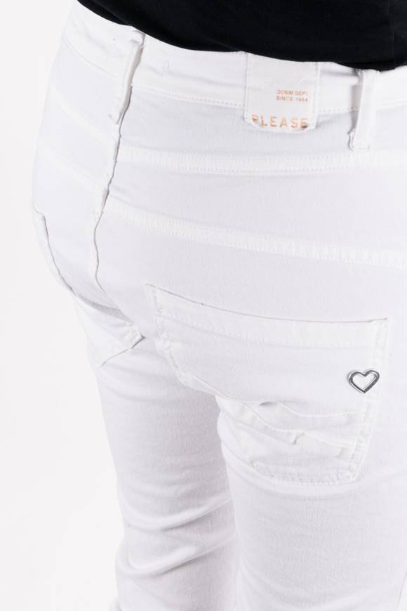 Please Jeans PLEASE - PANTALONI P78 N3N - BIANCO OTTICO Vendite stagionali