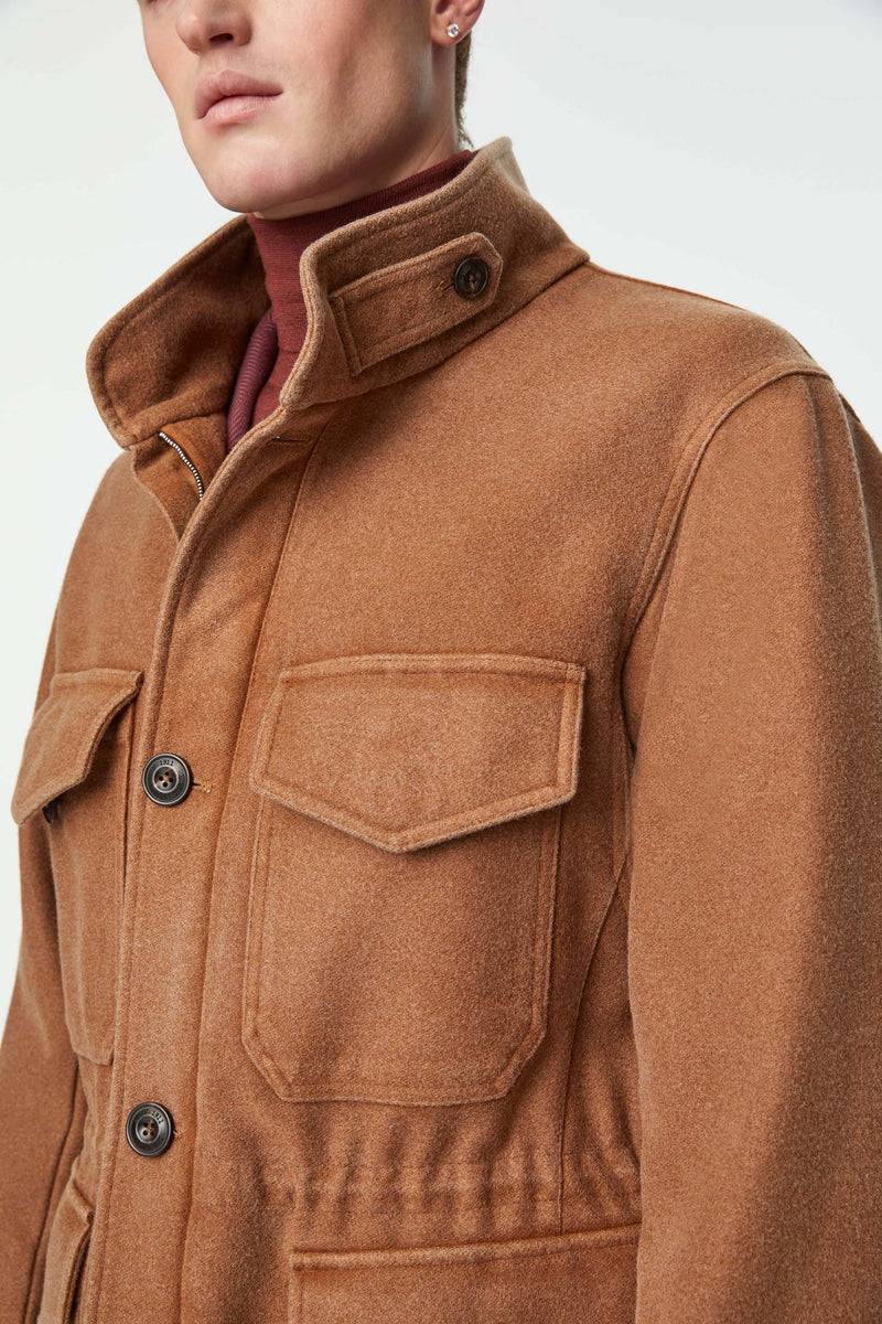 Lubiam Field jacket tinto capo marrone bruciato Field jacket tinto capo marrone bruciato Fino al 55% di sconto