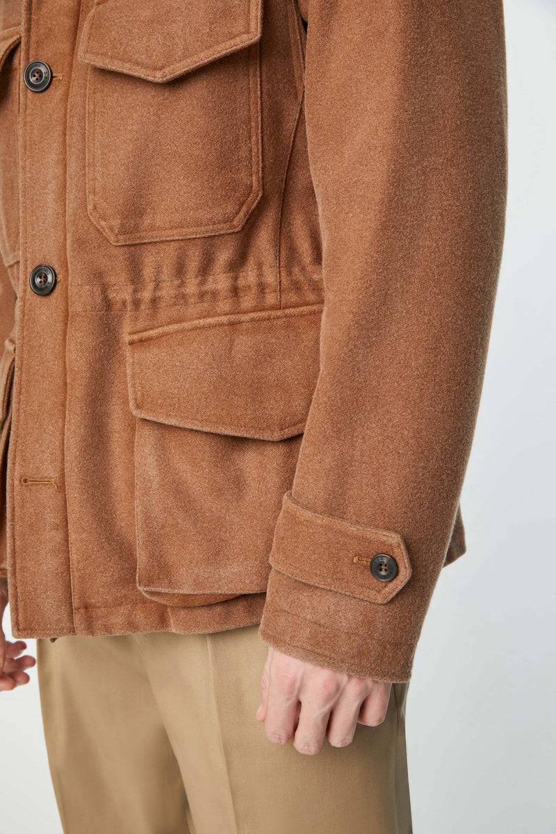 Lubiam Field jacket tinto capo marrone bruciato Field jacket tinto capo marrone bruciato Fino al 55% di sconto
