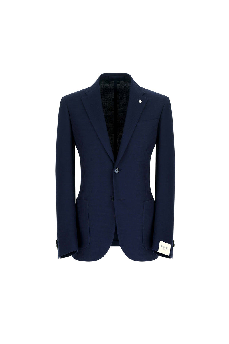Lubiam Giacca JACK blu notte lavorata Giacca JACK blu notte lavorata Sconti questo mese