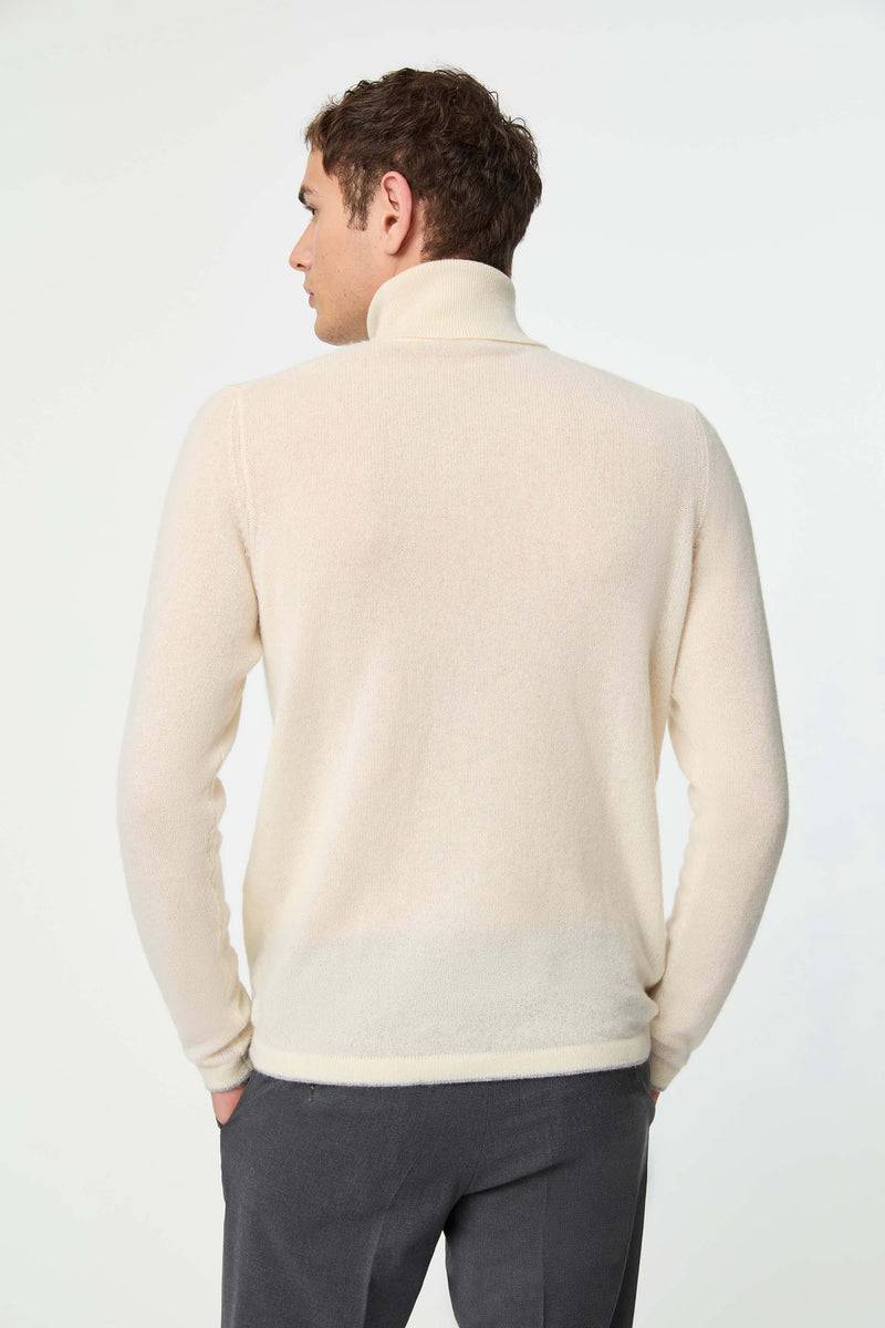 Lubiam Maglia dolcevita bianco latte in cashmere Maglia dolcevita bianco latte in cashmere Ultimi tre giorni