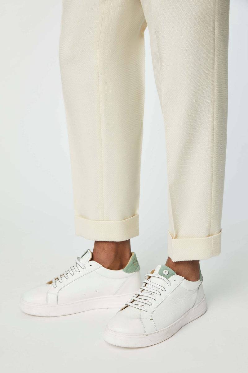 Lubiam Pantalone MILES bianco avorio Pantalone MILES bianco avorio 2025