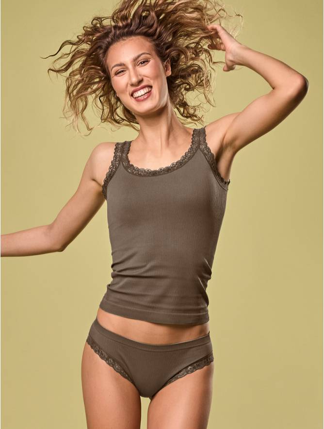 Luigi di Focenza SLIP DONNA PIZZO NOCE Duty-free