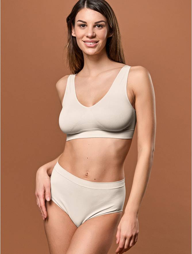 Luigi di Focenza SLIP DONNA MIDI IVORY In Linea