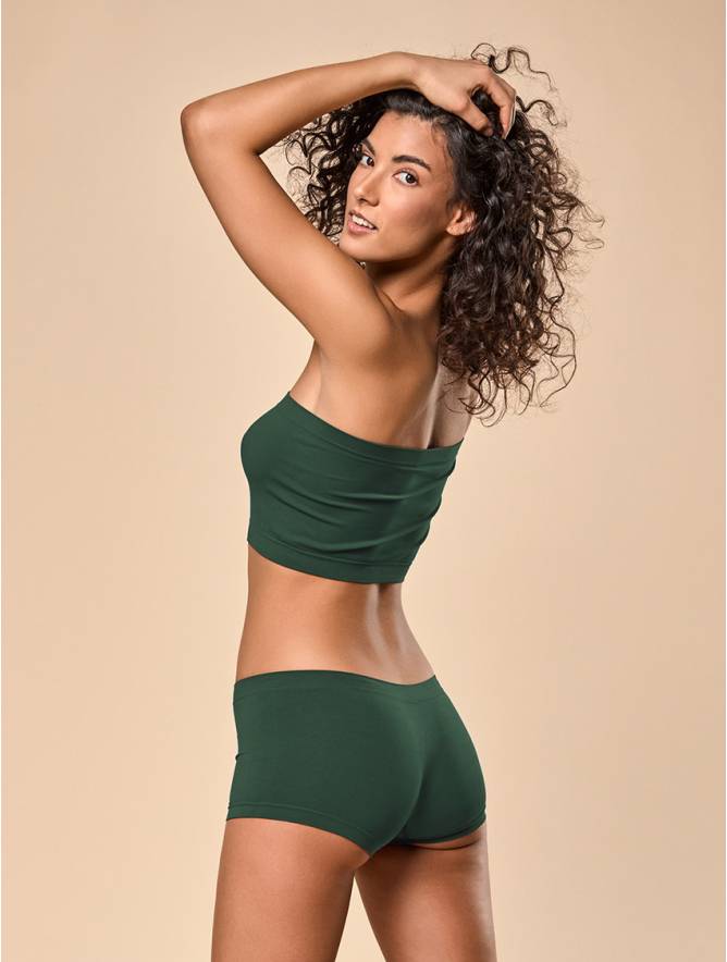 Luigi di Focenza SHORTY DONNA CLASSIC VERDE SCURO Convenienza