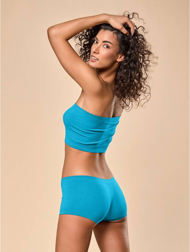Luigi di Focenza SHORTY DONNA CLASSIC TURCHESE Presa