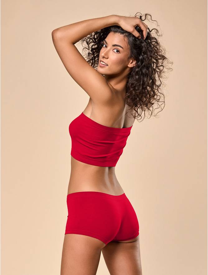 Luigi di Focenza SHORTY DONNA CLASSIC ROSSO Offerta