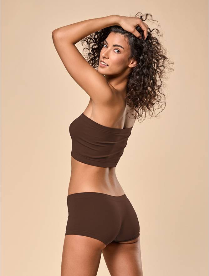 Luigi di Focenza SHORTY DONNA CLASSIC CIOCCOLATO In Saldo