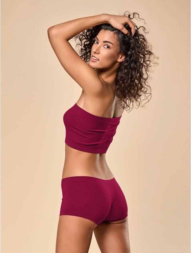 Luigi di Focenza SHORTY DONNA CLASSIC BORDO' Moda