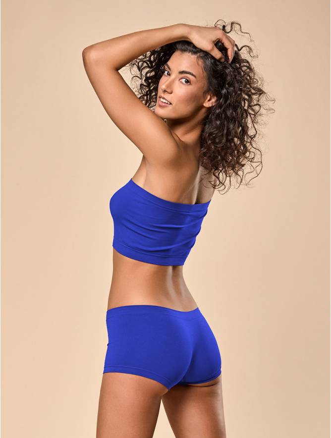 Luigi di Focenza SHORTY DONNA CLASSIC BLUETTE Spedizione gratuita