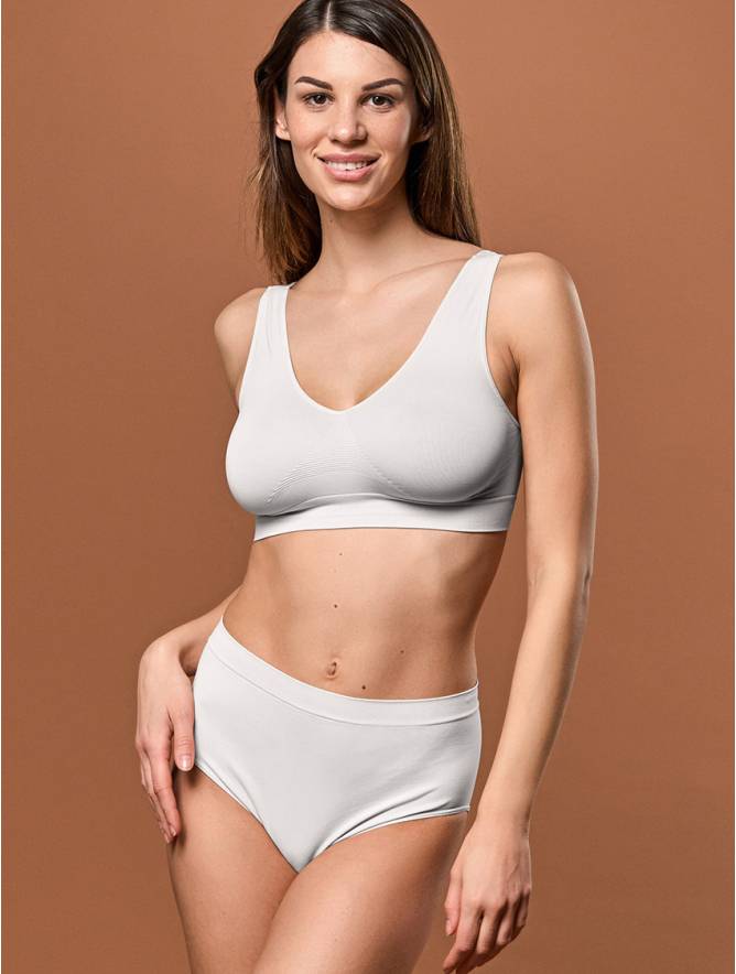Luigi di Focenza SLIP DONNA MIDI BIANCO Nuova