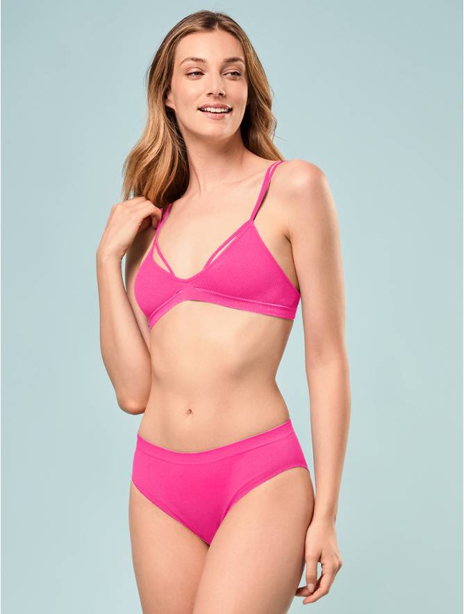 Luigi di Focenza SLIP DONNA V. ALTA COSTINA RIB BUBBLE FLUO' Offerte