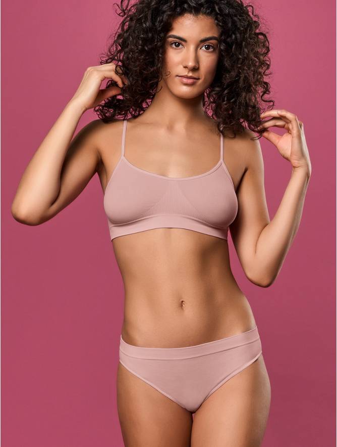Luigi di Focenza SLIP DONNA VITA ALTA ROSA ANTICO Negozio