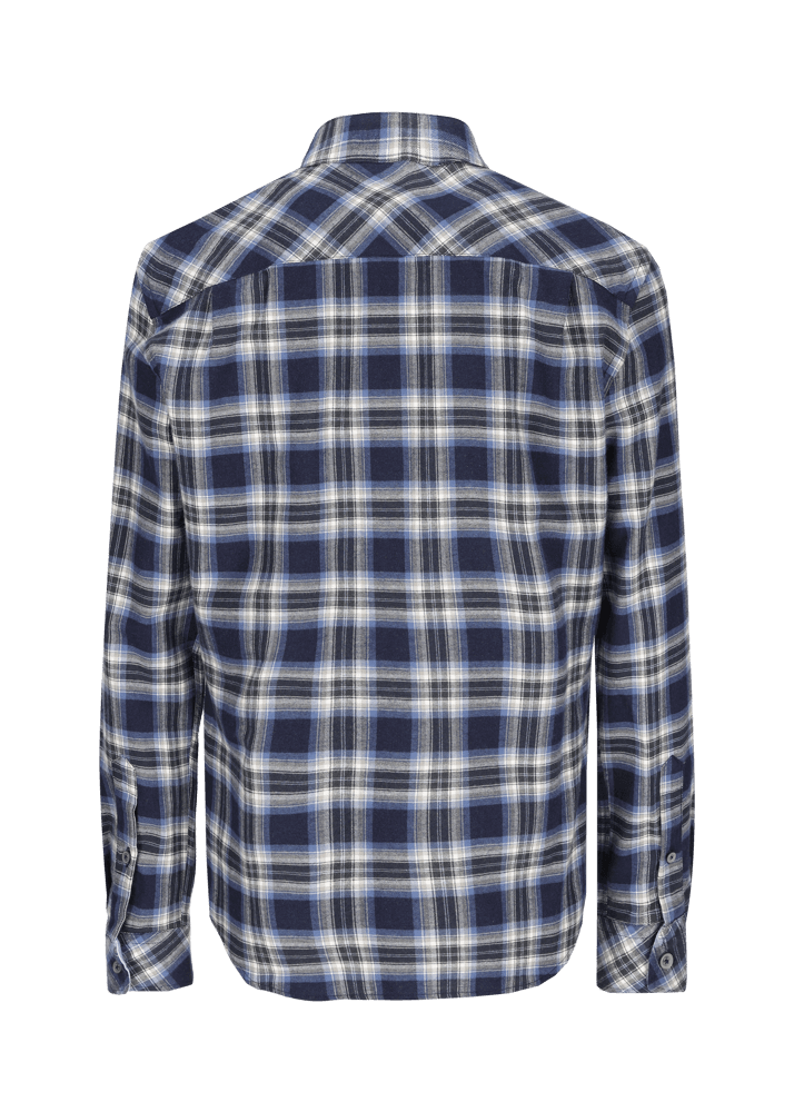 Luis Trenker Camicia a quadri con colletto alla coreana modello Lubernet In Linea