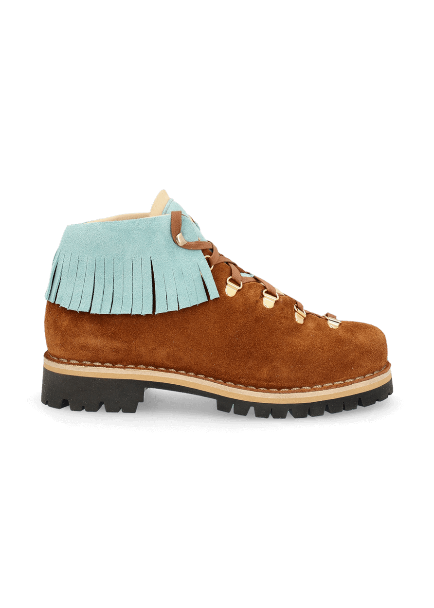 Luis Trenker Scarpa stringata in in pelle scamosciata modello Lupaolina In Vendita