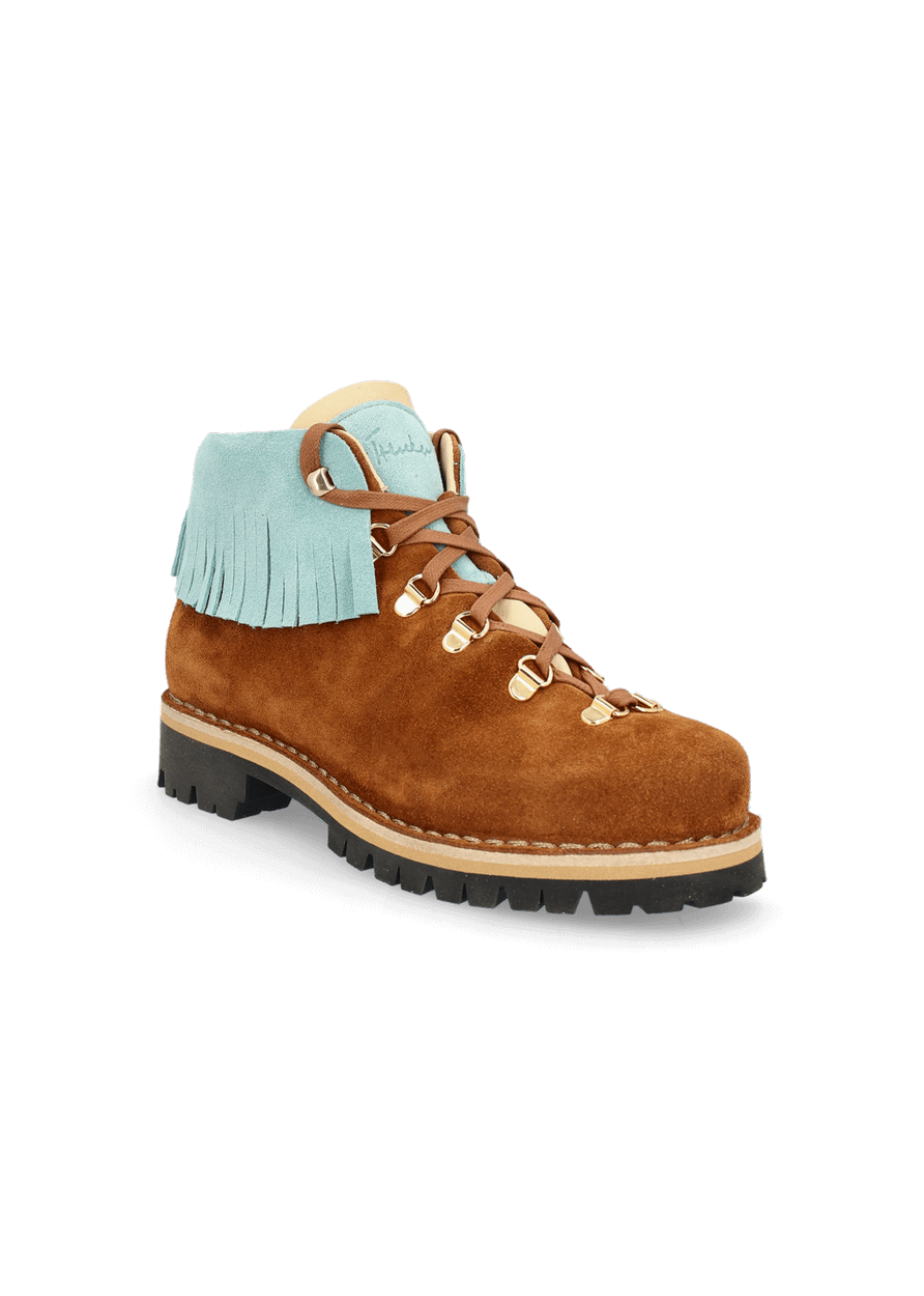 Luis Trenker Scarpa stringata in in pelle scamosciata modello Lupaolina In Vendita
