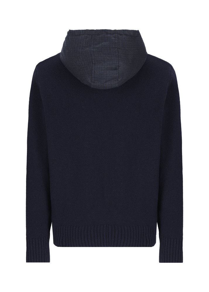 Luis Trenker Pullover lavorato a maglia con cappuccio Luwilfried Fino al 60% di sconto