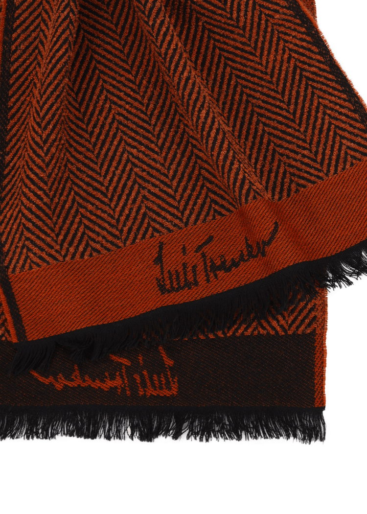 Luis Trenker Sciarpa in tessuto jacquard modello Lufabi Sconto di tempo limitato