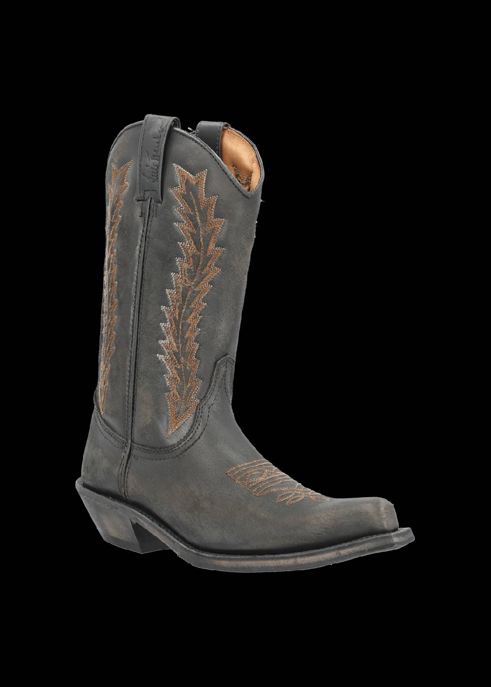 Luis Trenker Stivali da cowboy in pelle ricamata modello Lucamp Shopping online