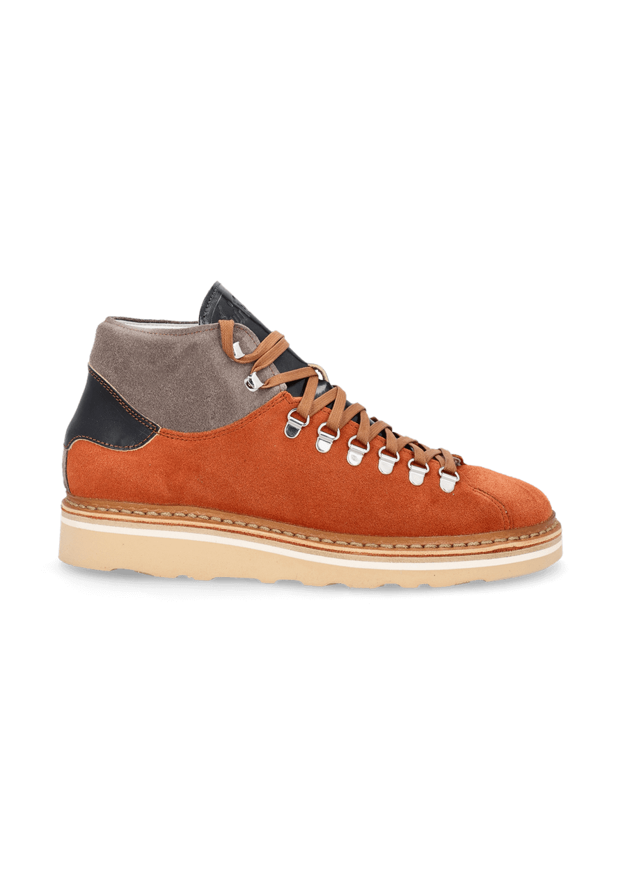 Luis Trenker Sneaker alta in pelle modello Lugionata Offerta Pasqua