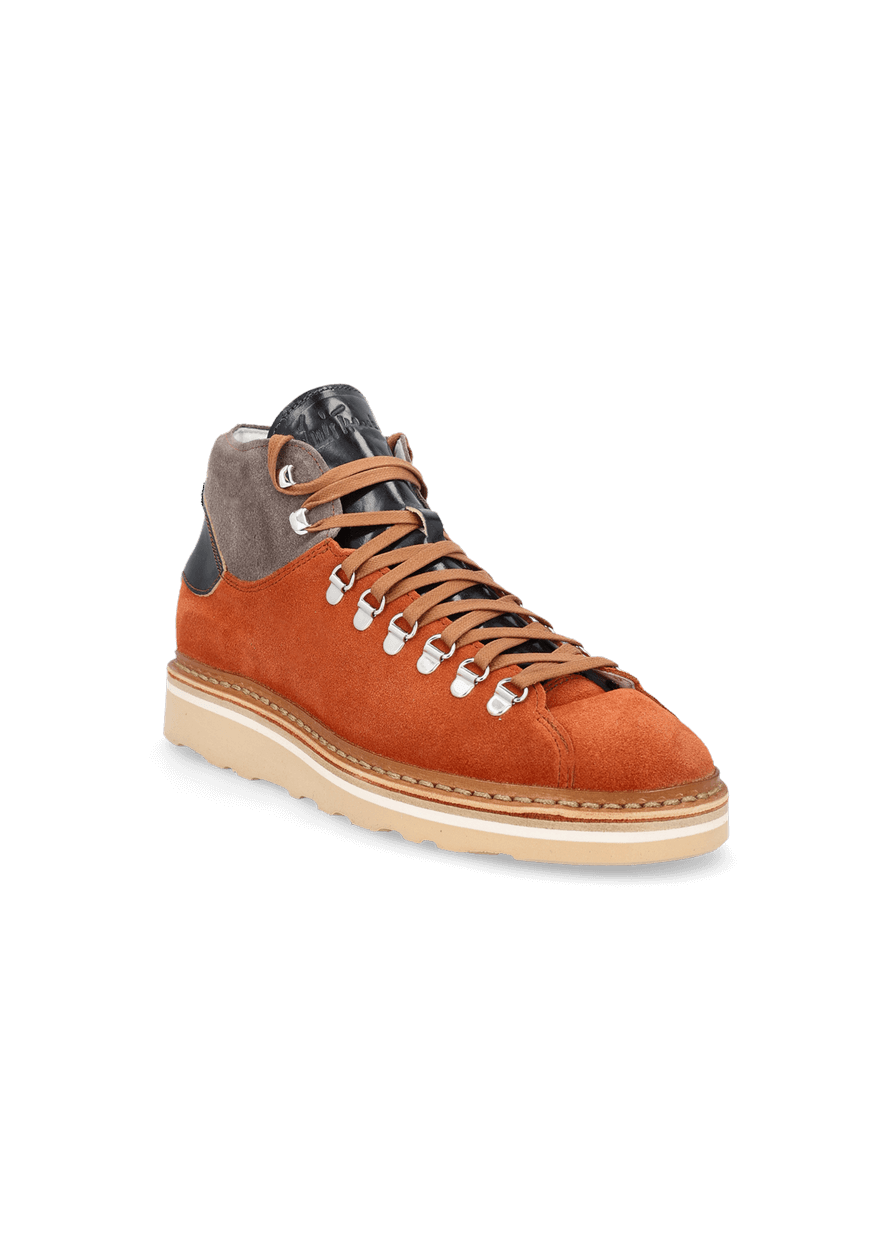 Luis Trenker Sneaker alta in pelle modello Lugionata Offerta Pasqua