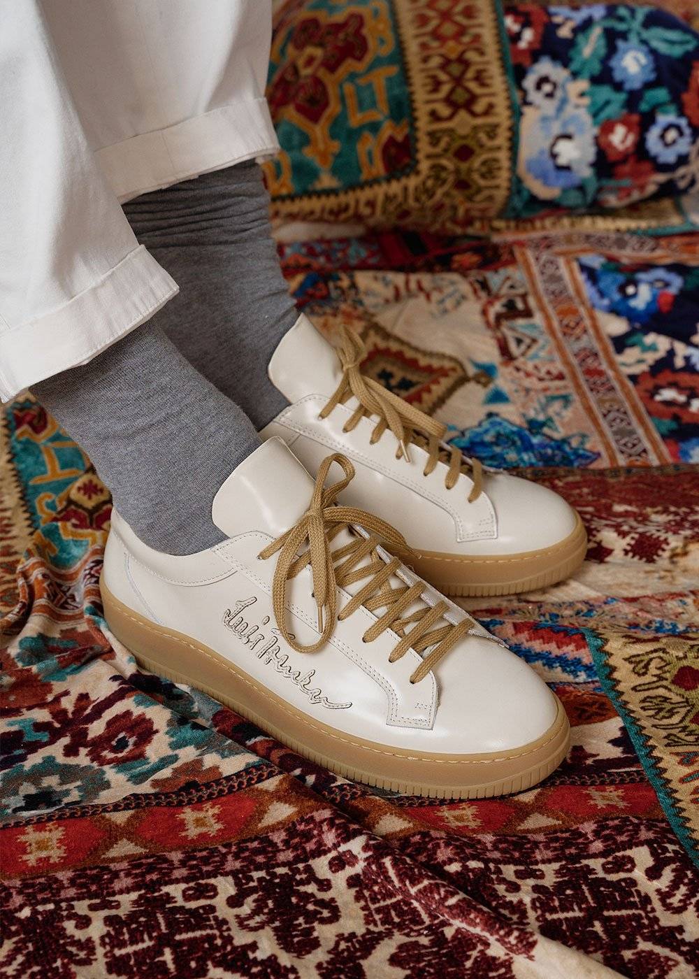 Luis Trenker Sneaker in pelle modello Lupintros Offerta Giorno del Papà