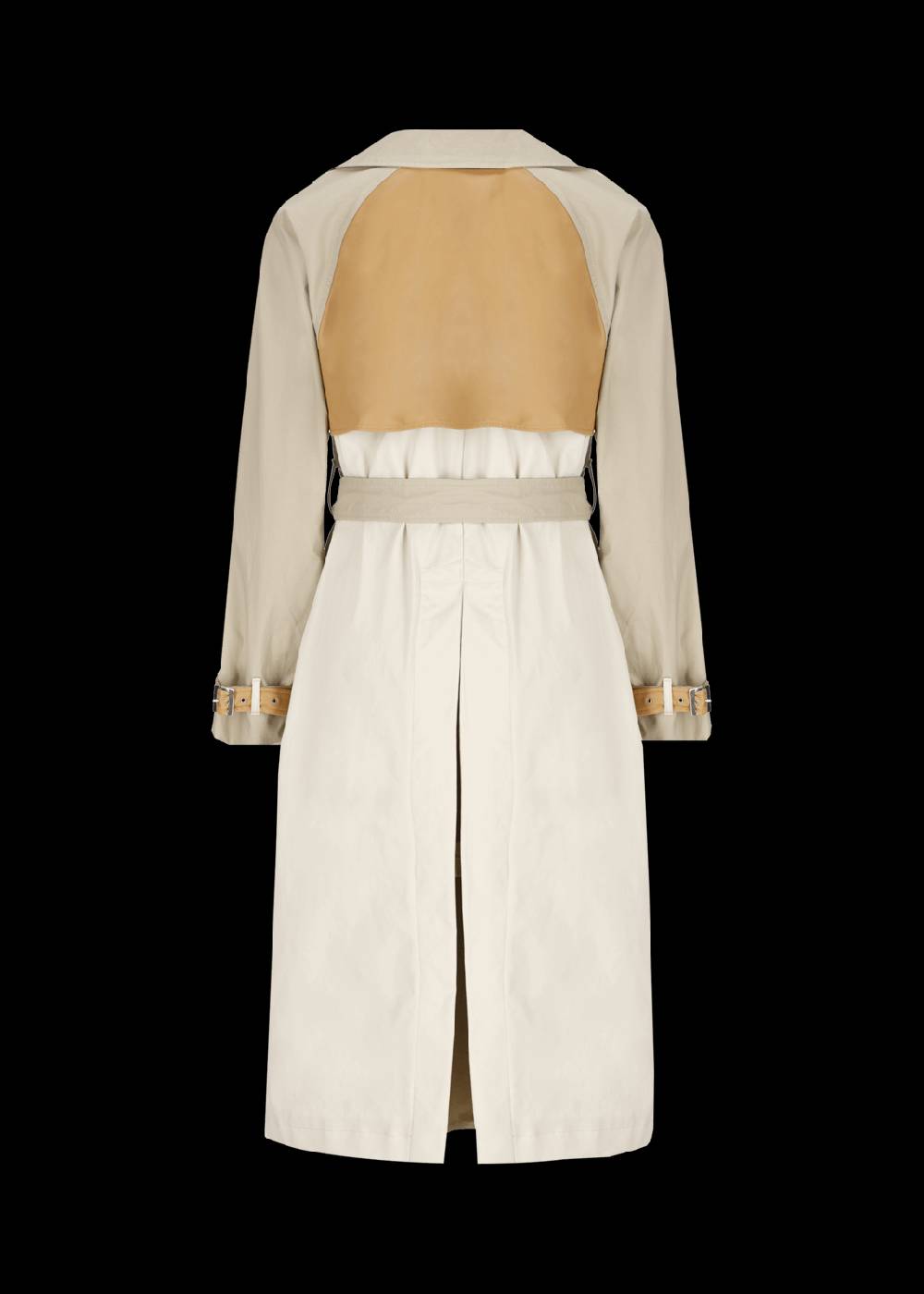 Luis Trenker Trench con dettagli in pelle modello Ludamiana Offerta migliore