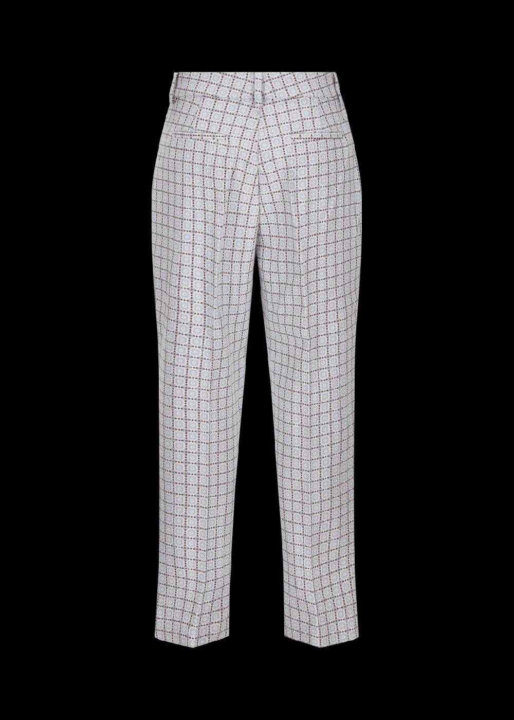 Luis Trenker Pantaloni in cotone jacquard con taglio Cigarette Cut modello Luleonelle Lightning offer
