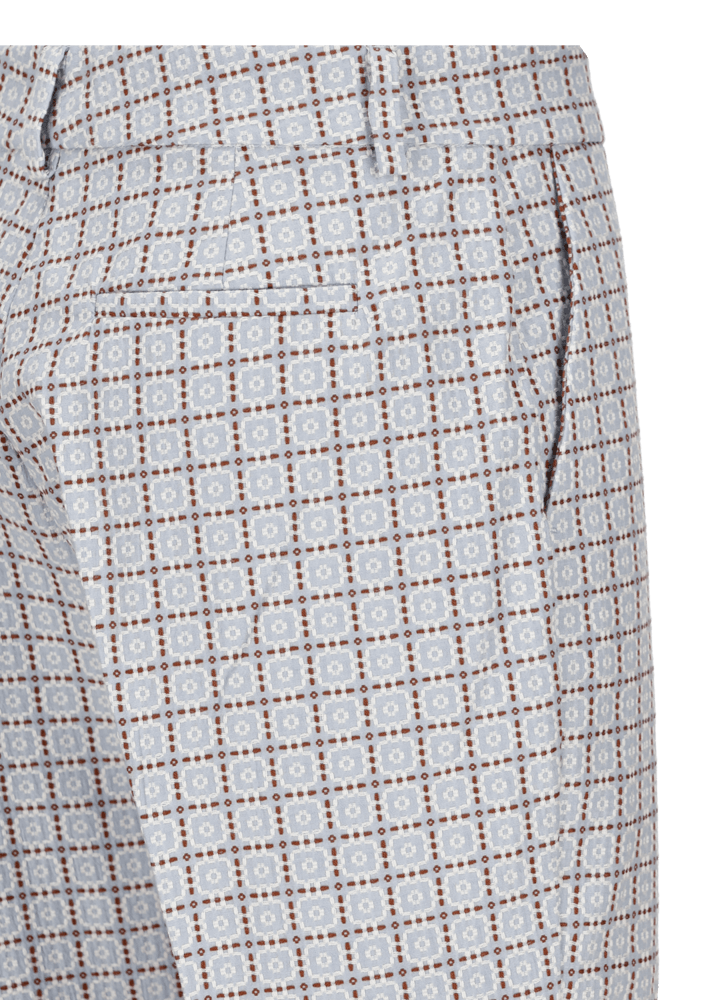 Luis Trenker Pantaloni in cotone jacquard con taglio Cigarette Cut modello Luleonelle Lightning offer