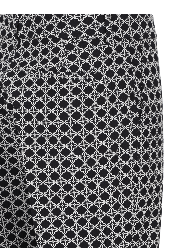 Luis Trenker Pantaloni in cotone jacquard con taglio Cigarette Cut modello Luleonelle Grandi sconti