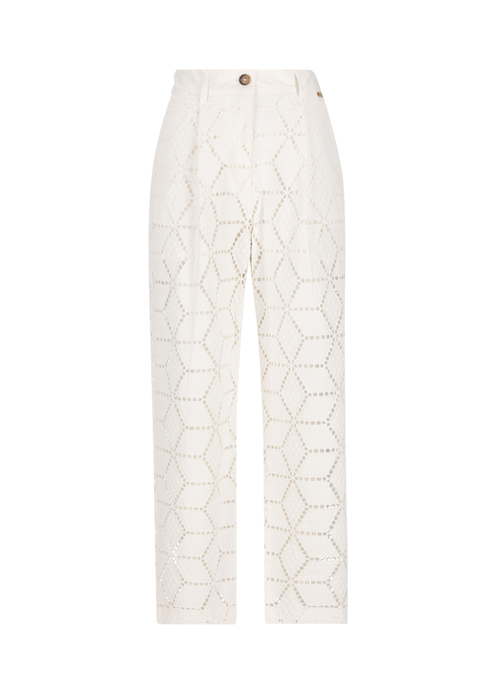 Luis Trenker Pantaloni dalla linea Carrot Fit in pizzo sangallo modello Luloretta Offerte stagionali