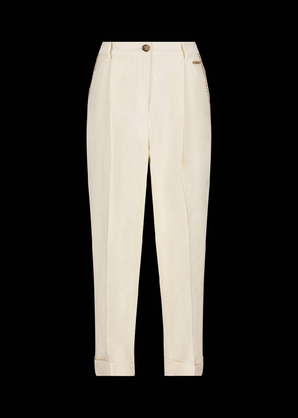 Luis Trenker Pantaloni dalla linea Carrot Fit con ricamo modello Luloretta Offerte giornaliere