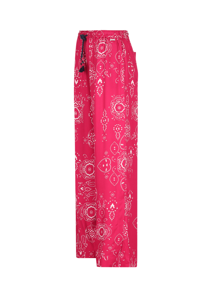 Luis Trenker Pantaloni ampi con stampa bandana modello Luliana Offerte speciali