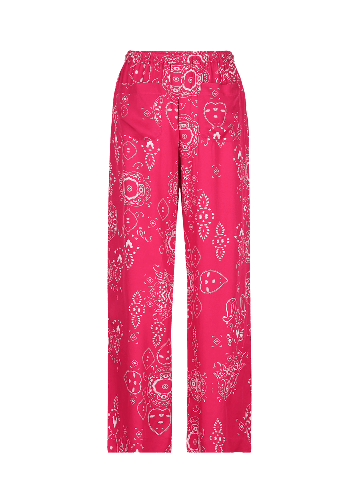 Luis Trenker Pantaloni ampi con stampa bandana modello Luliana Offerte speciali