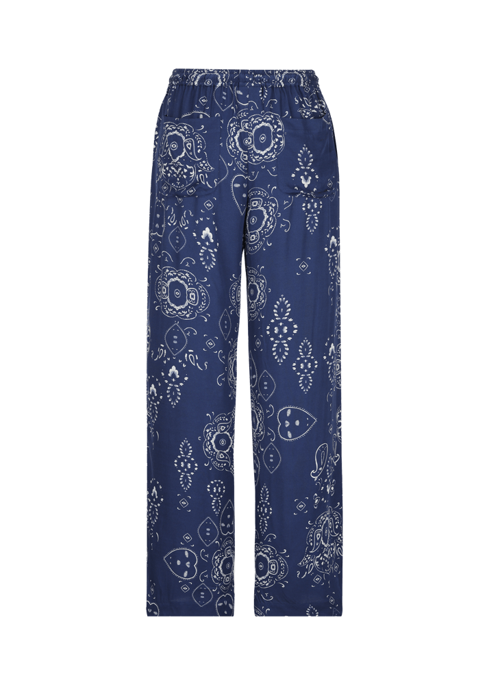 Luis Trenker Pantaloni ampi con stampa bandana modello Luliana Enormi risparmi