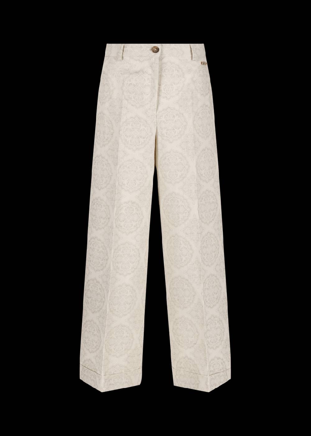 Luis Trenker Pantaloni a gamba ampia in jacquard modello Lulidia Sconti VIP