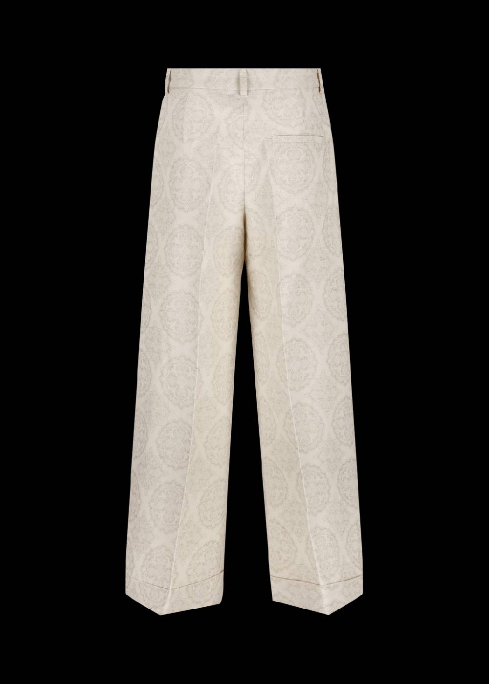 Luis Trenker Pantaloni a gamba ampia in jacquard modello Lulidia Sconti VIP