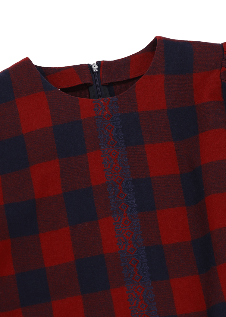 Luis Trenker Blusa con motivo a quadri modello Lugiada Fino al 50% di sconto