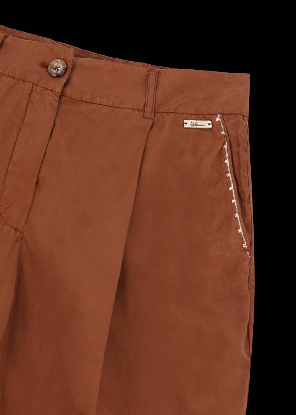 Luis Trenker Bermuda in seta e cotone modello Lulucia Presa