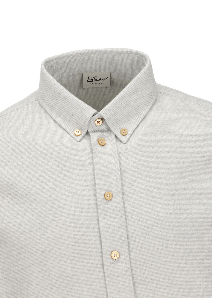 Luis Trenker Camicia in twill con colletto button down Lubenzio Comprare a buon mercato