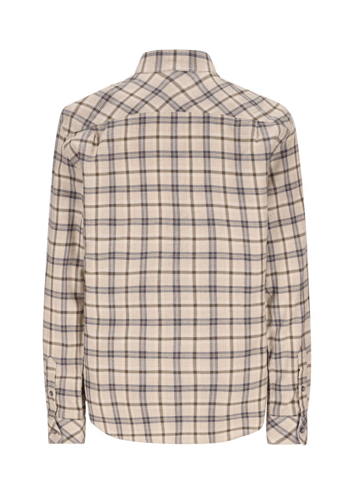 Luis Trenker Camicia a quadri con colletto alla coreana modello Lubernet Flash Sale