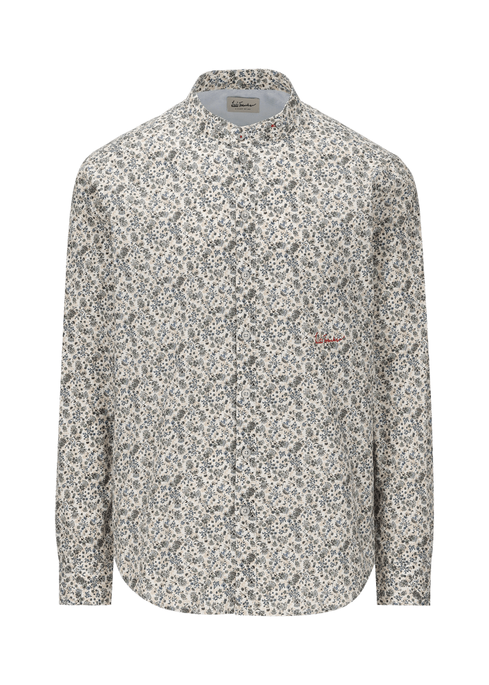 Luis Trenker Camicia con motivo floreale Lubernet Offerta esclusiva