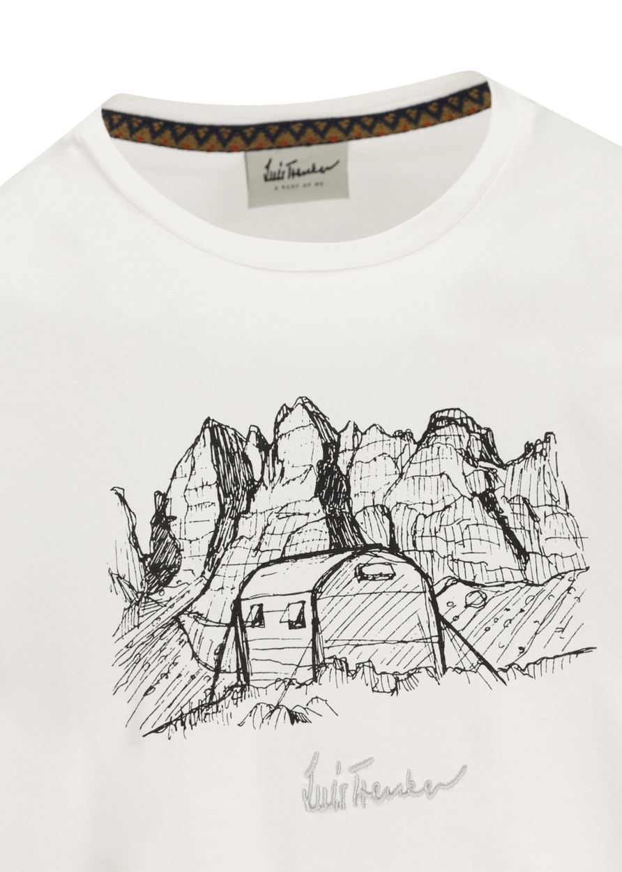 Luis Trenker T-shirt con stampa modello Lulubao Vendita calda