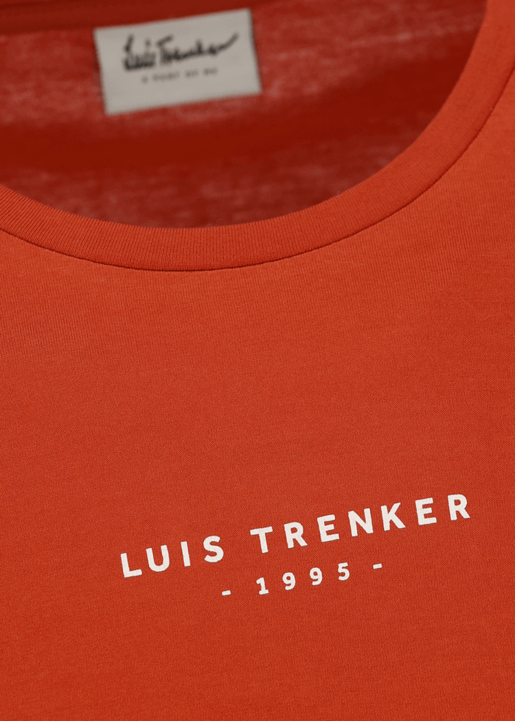 Luis Trenker T-shirt basic modello Lucarlo Offerta temporanea
