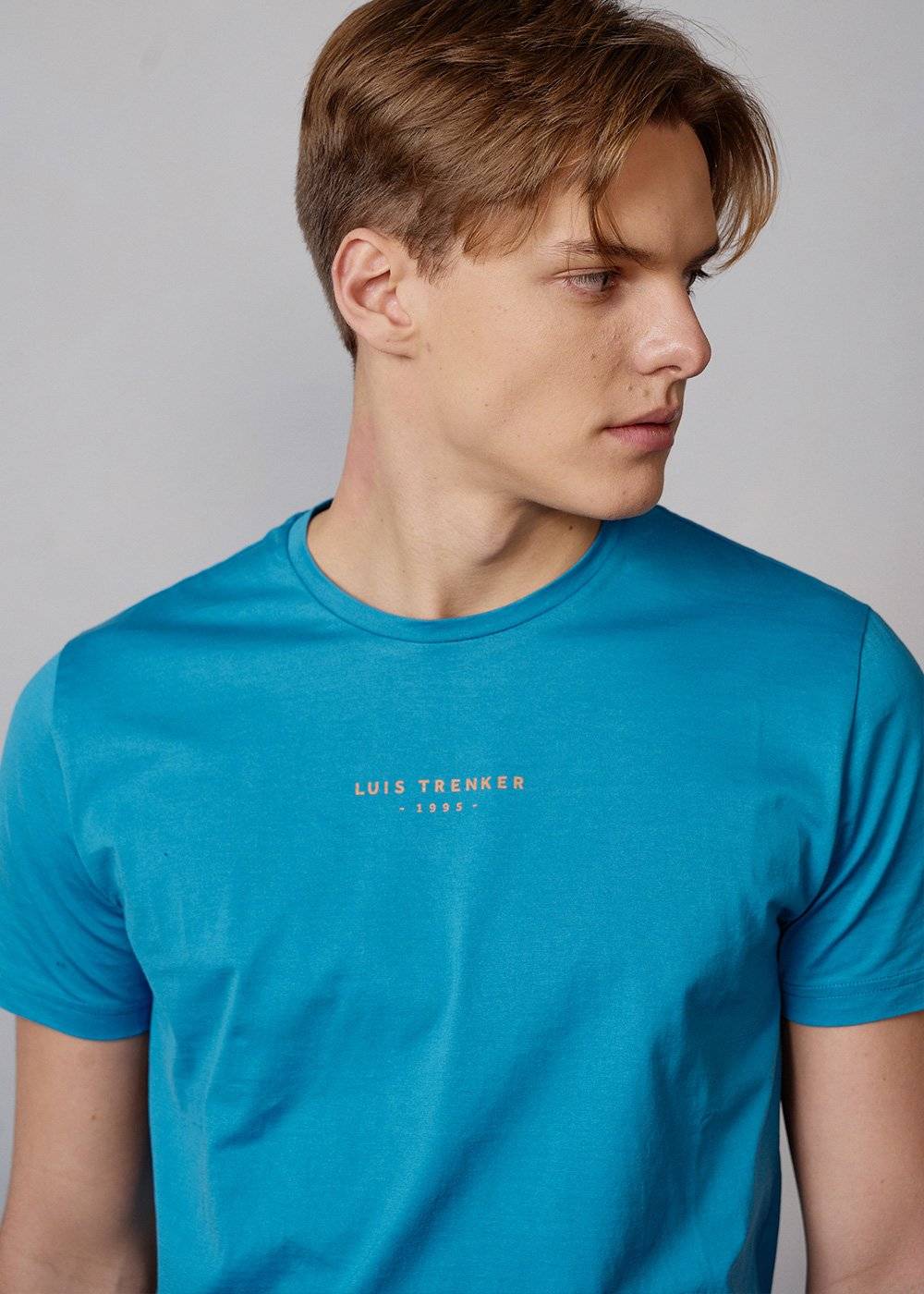 Luis Trenker T-shirt basic modello Lucarlo Offerte esclusive