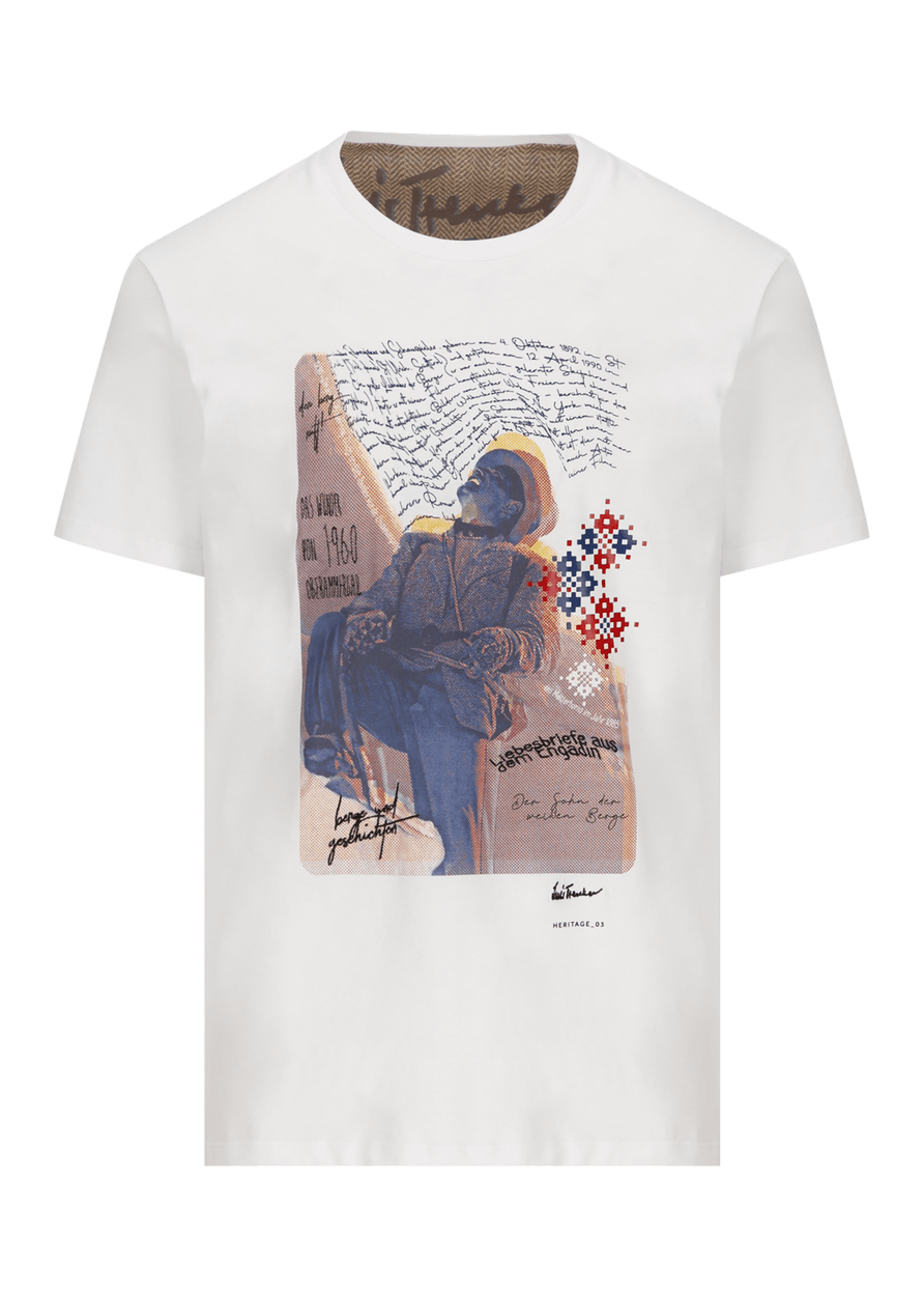 Luis Trenker T-shirt con motivo Heritage 3 modello Luluis Lightning offer