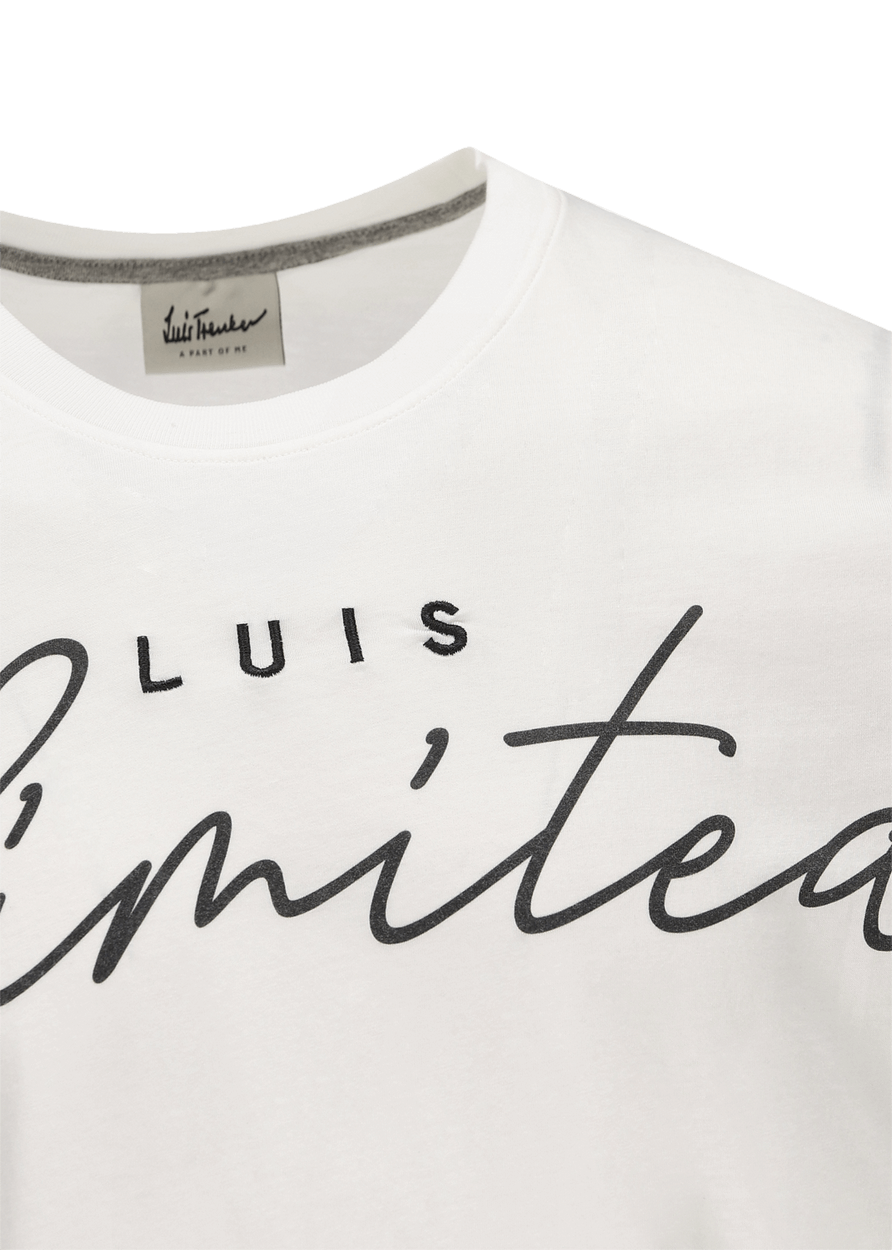 Luis Trenker Maglia a maniche corte con slogan Luis Unlimited Italia