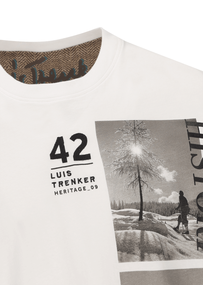 Luis Trenker T-shirt con motivo Heritage modello Luluis Shopping Online